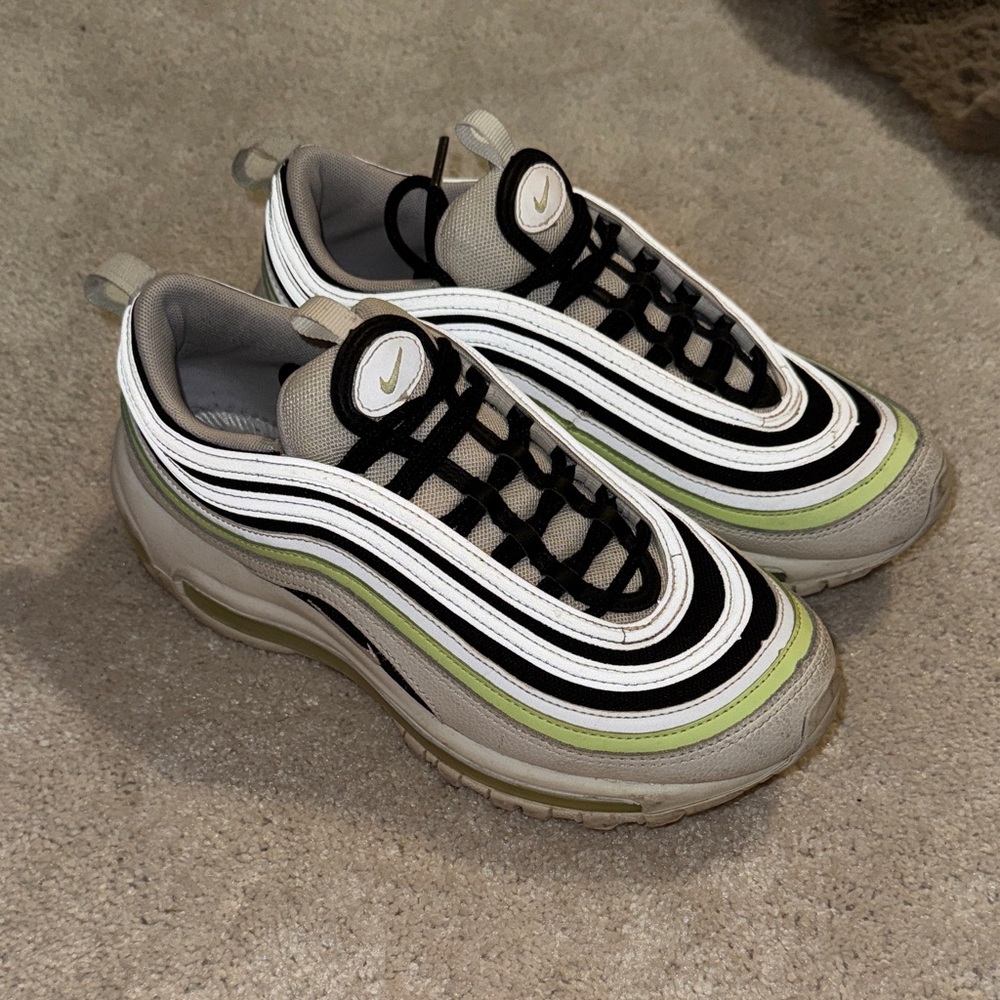 Nike Air Max 97 in Black, White, and Green